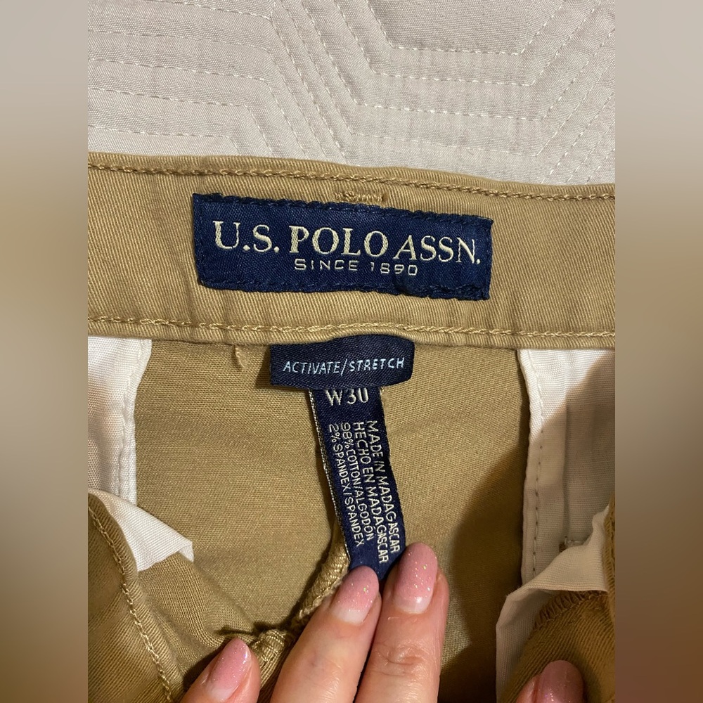 Men's Tan Shorts waist Size 30 NWT US Polo Assn - Picture 3 of 6